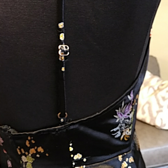 Sweet Honey Punch Party Dress. black Satin - Picture 7 of 9